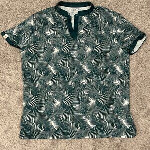 Men XXL Mantra Polo Short Sleeved Shirt Stretch - Blade Collar - Palms